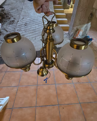 lampadari a 3 lumi o bocce