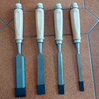 SCALPELLI PER LAVORAZIONE LEGNO + RASCHIETTI
