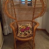 Sedia in vimini prezzo trattabile