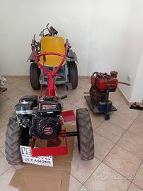Motozappa Loncin 8CV + Accessori (Ruote, Carrello)
