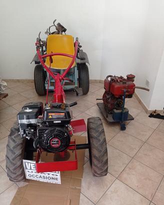 Motozappa Loncin 8CV + Accessori (Ruote, Carrello)