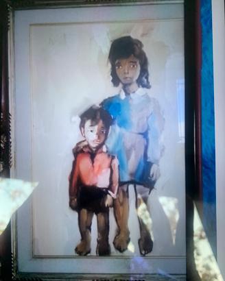 Quadro raffigurante due bambini