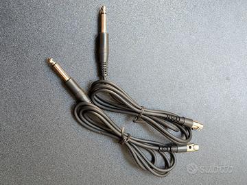 Due cavi Mini XLR - Jack 6.3mm