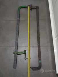 Coppia Set 2 Strettoi Morsetti Alfa da Falegname L