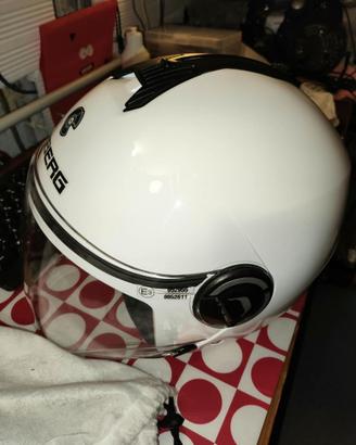 Casco jet Caberg Riviera V4 bianco, taglia M,57-58