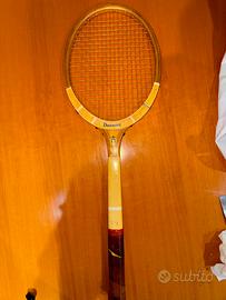 Racchetta tennis vintage in legno donnay courtking