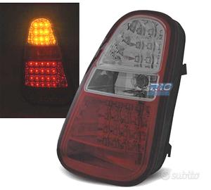 FANALI MINI COOPER R50 R52 R53 04-06 LED ROSSO AFF