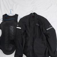 giacca per moto AXO e paraschiena