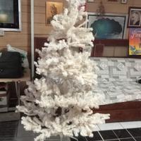 albero di natale bianco h.170cm