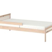 lettino con materasso e tenda