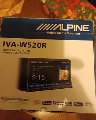 Alpine IVA W520R e caricatore  6 cd