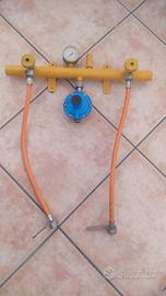 Doppia centralina bombole gas  cucina