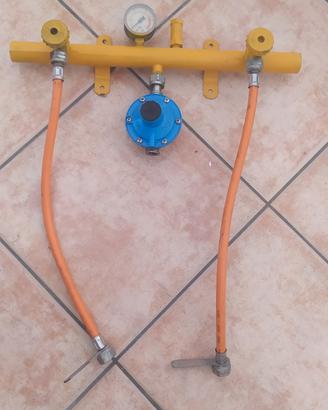 Doppia centralina bombole gas  cucina