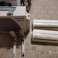 Condizionatore completo 1 motore 2 split