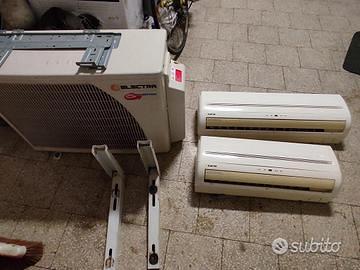 Condizionatore completo 1 motore 2 split