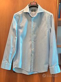 Camicia uomo manica lunga, azzurra 