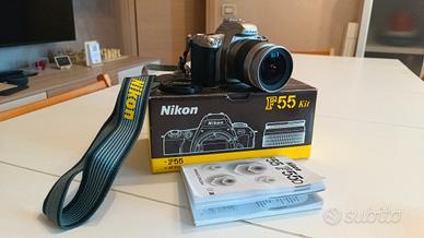 Nikon F55 kit 28-80 f/3,3-5,6 a pellicola