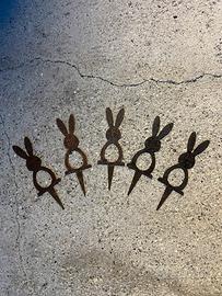 Decorazioni da giardino in corten