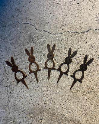 Decorazioni da giardino in corten