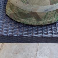 ww2  elmetto tedesco telo mimetico fallschirmjager