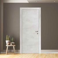 porta a battente effetto cemento 