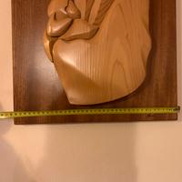 Quadro scultura in legno
