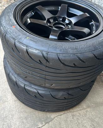 JR3 4x100 15x8 ET25 con Nankang NS-2R 205/50