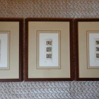 4 incisioni di Angelo Galeazzi del 1981 "Lunario"