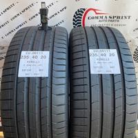 2 pneumatici 235/40 r20 pirelli estive 80%
