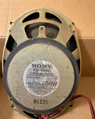 Altoparlanti SONY 200 watt Vintage