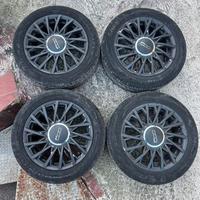4 Cerchi in lega & Gomme Fiat 500 Lounge/Dolcevita