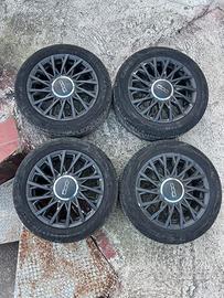 4 Cerchi in lega & Gomme Fiat 500 Lounge/Dolcevita