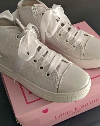 SCARPE BAMBINA CERIMONIA "LAURA BIAGIOTTI"  n.34