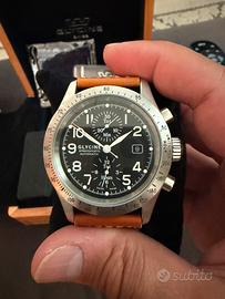 Orologio Glycine Stratoforte chrono full set NOS