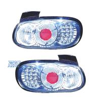 FANALI A LED MAZDA MX5 89-98 FONDO CROMATO
