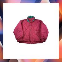 Pile Vintage blu e rosso a fantasia con quarter zi