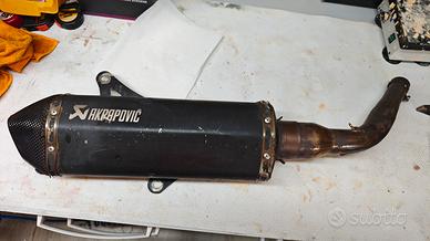 Akrapovic Slip on Vespa GTS 250 300 Hpe