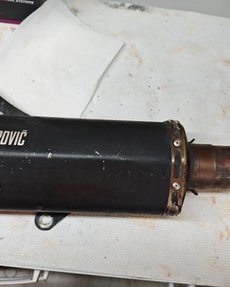 Akrapovic Slip on Vespa GTS 250 300 Hpe