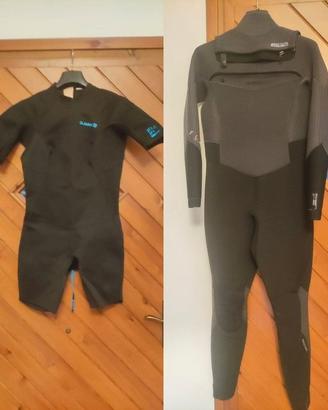 attrezzatura per kite, mute, trapezio, guanti