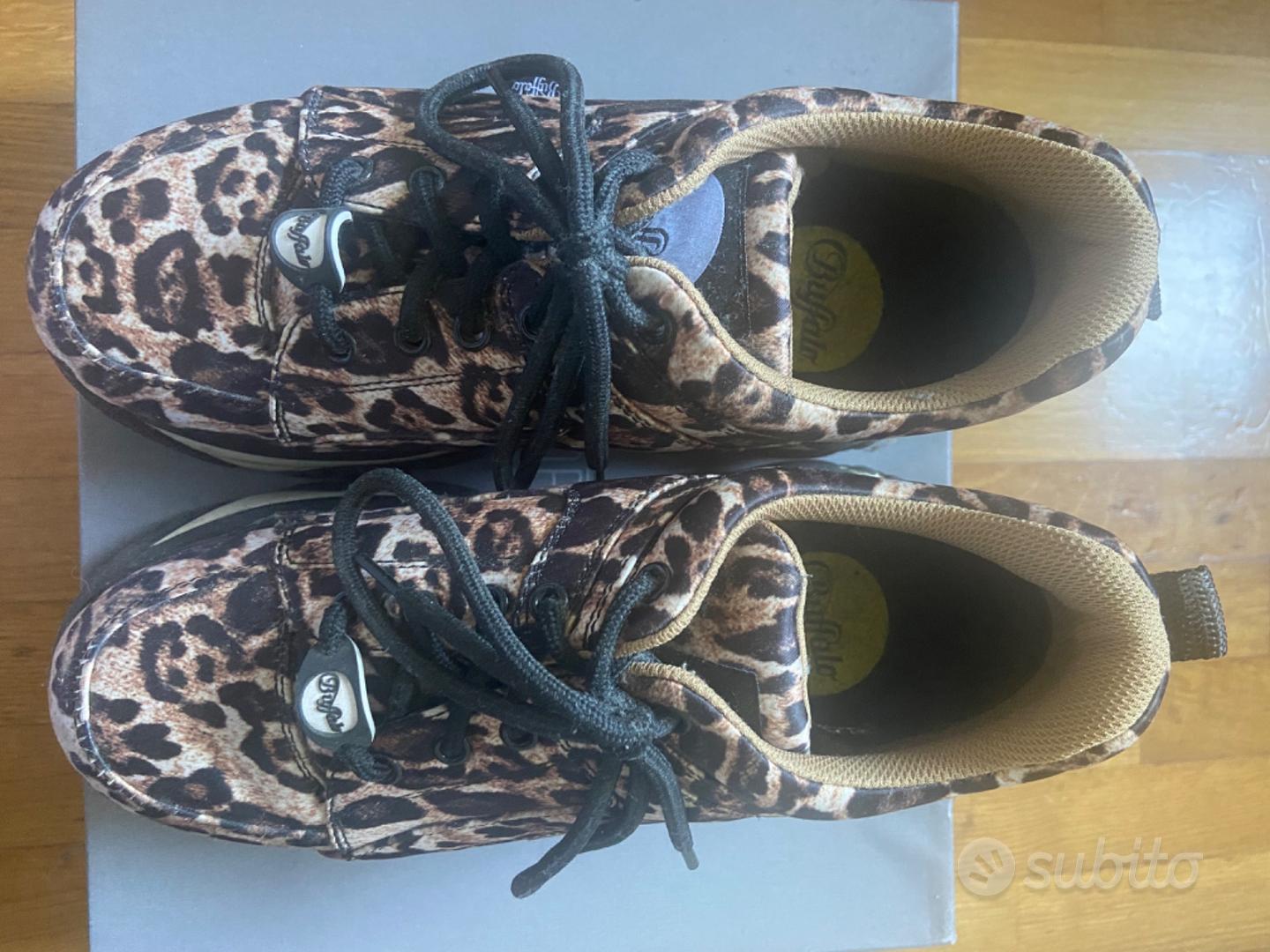 Buffalo scarpe clearance leopardate