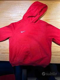 Felpa Nike Rossa Bambino taglia M