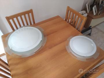 4 Lampade Circolari a Soffitto o Parete/Muro