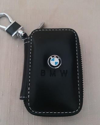Portachiavi auto vari marchi in similpelle con zip