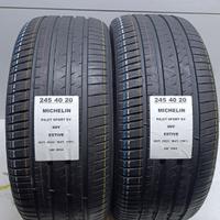 2 GOMME 245 40 20 MICHELIN NUOVE RIF3504