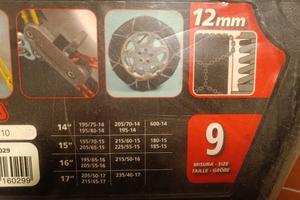 Nuove catene da neve misura 9