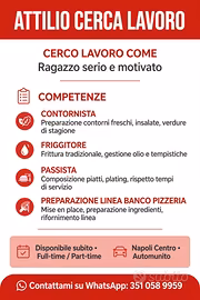 Aiuto pizzaiolo