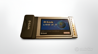 D-LINK DUB-C2 USB 2.0 CardBus 2 Porte