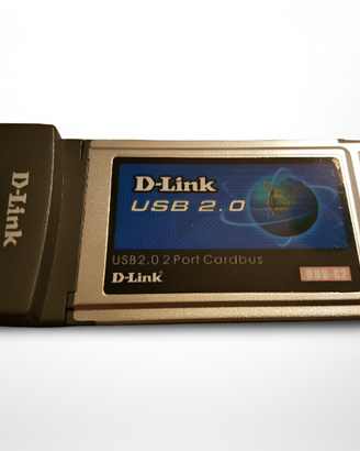 D-LINK DUB-C2 USB 2.0 CardBus 2 Porte