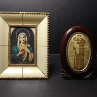 Cornici Vintage con Santini Religiosi