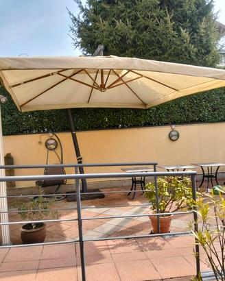 2 ombrelloni 4x4 con zavorra